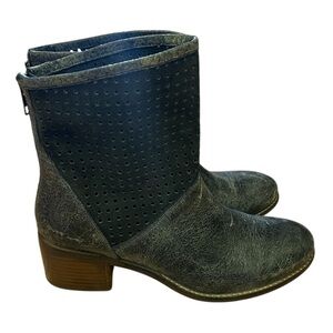 Diba True Was Too Ankle Distressed Black Women’s Boots Sz 9